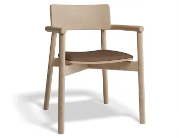 Andi Armchair Pad Ashnatural Printedsuede