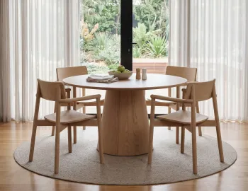 Round Table With Armchairs