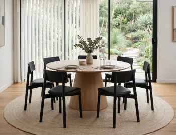 Black Upholstered Dining Chair
