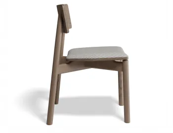 Andi Chair Pad Walnut Herringbone