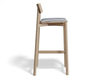Andi Barstool Pad Ashnatural Bluestripe