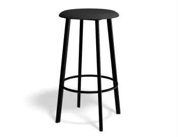 Atlas Kitchenstool Blackframe Fabric Anthracite