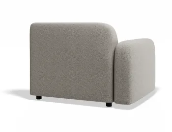Atticus 1seaterleftarmrest Oystergrey