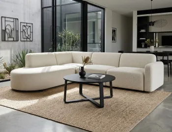 Modern Black Eddy Coffee Table New