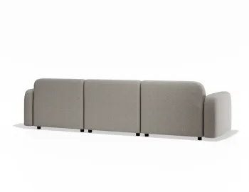 Atticus 3seater Oystergrey