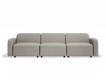 Atticus 3seater Oystergrey