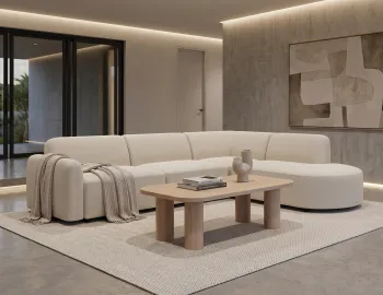 Upholstered Corner Sofa Atticus