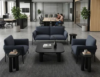 Charlie 2 Seater Midnight Blue Lifestyle