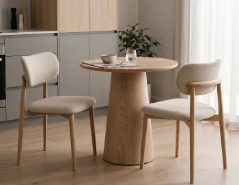 Small Table Oskar Chairs New