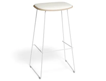 Elvav2 Barstool Padded Ash White Whitepu