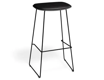 Elvav2 Barstool Padded Black Black Blackpu