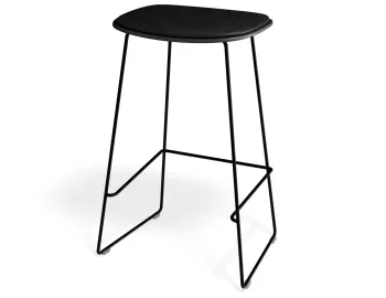 Elvav2 Kitchenstool Padded Black Black Blackpu