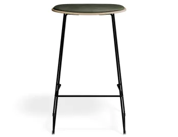 Elvav2 Kitchenstool Padded Ash Black Greenpu
