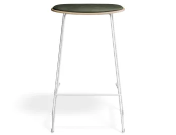 Elvav2 Kitchenstool Padded Ash White Greenpu