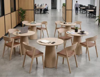 Circa 70 Natural Grayson Chairs Upholstered