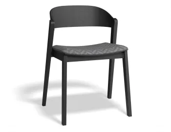 Grayson Chair Pad Black Lazaruslupine