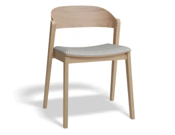 Grayson Chair Pad Natural Herringbone