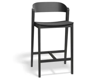 Grayson 65cm Barstool Black