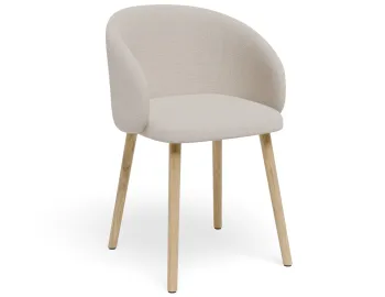 Henley Chair Oakleg Beigefawn