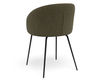 Henley Chair Metalleg Forestgreen Black