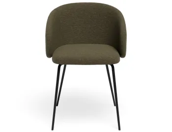 Henley Chair Metalleg Forestgreen Black