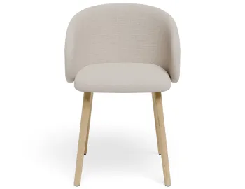 Henley Chair Oakleg Beigefawn