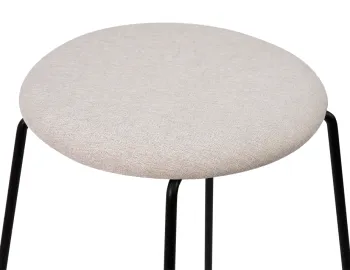 Hugo Low Stool Light Grey