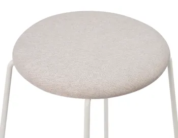 Hugo Low Stool Light Grey