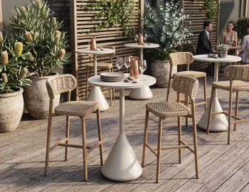 Maya Rope Stool Kora Cafe Tables