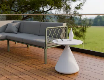 Kora Sidetable White