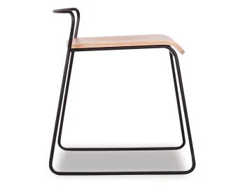 Krafter Low Black Frame Oak