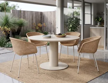 Round Outdoor Table Modern House