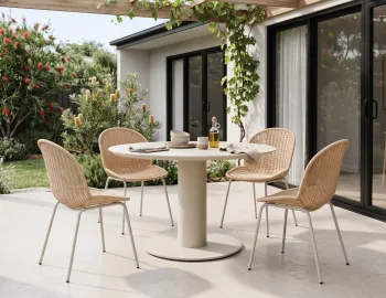 Round Table With 4 Chairs