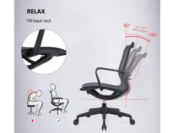 Lunar Grey Office Chair