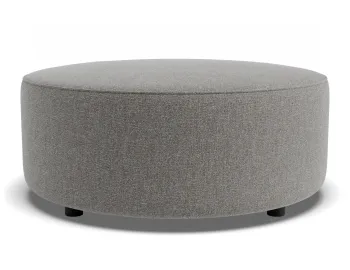 Lune Round High Ottoman 90cm Fossil Product
