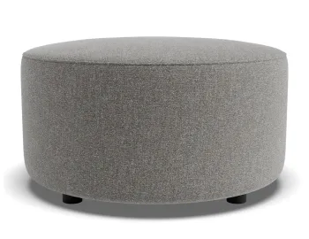 Lune Round High Ottoman 70cm Fossil Product