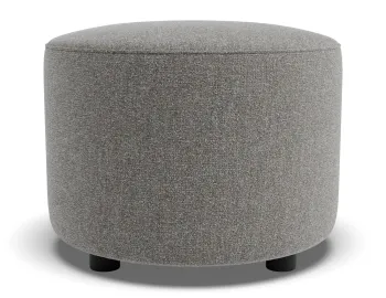 Lune Round High Ottoman 50cm Fossil Product