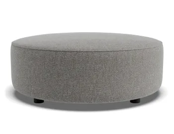Lune Round Low Ottoman 80cm Fossil Product