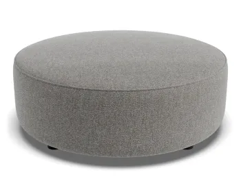 Lune Round Low Ottoman 80cm Fossil Product
