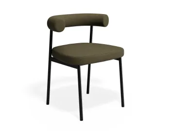 Marlowe Diningchair Black Forrestgreenv