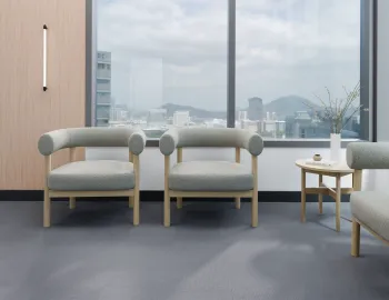 Marlowe Loungechair Commercial Oak Ivorycream