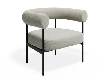 Marlowe Loungechair Black Ivory