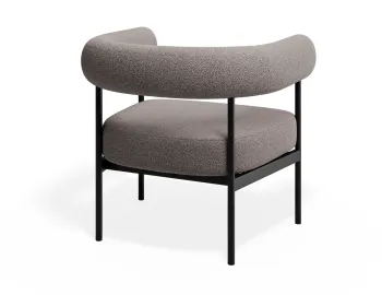 Marlowe Loungechair Black Oyster