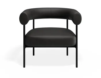 Marlowe Loungechair Black Blackpu