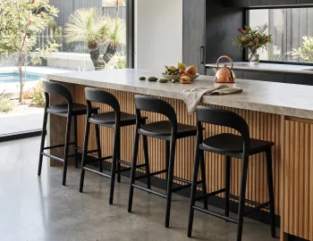 Black Modern Counter Stool