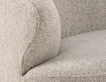 Oyster Fabric Arm