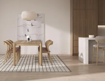 Nordica Dining Table Mia Dining Chair Tan Oskar Kitchen Stool Ivory