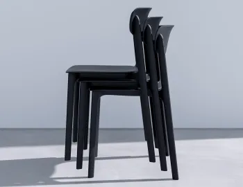 Notion Chair Stacking Black Product