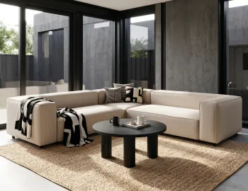 Dark House Corner Sofa New