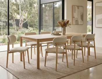Fabric Oskar Dining Chair Upholstered